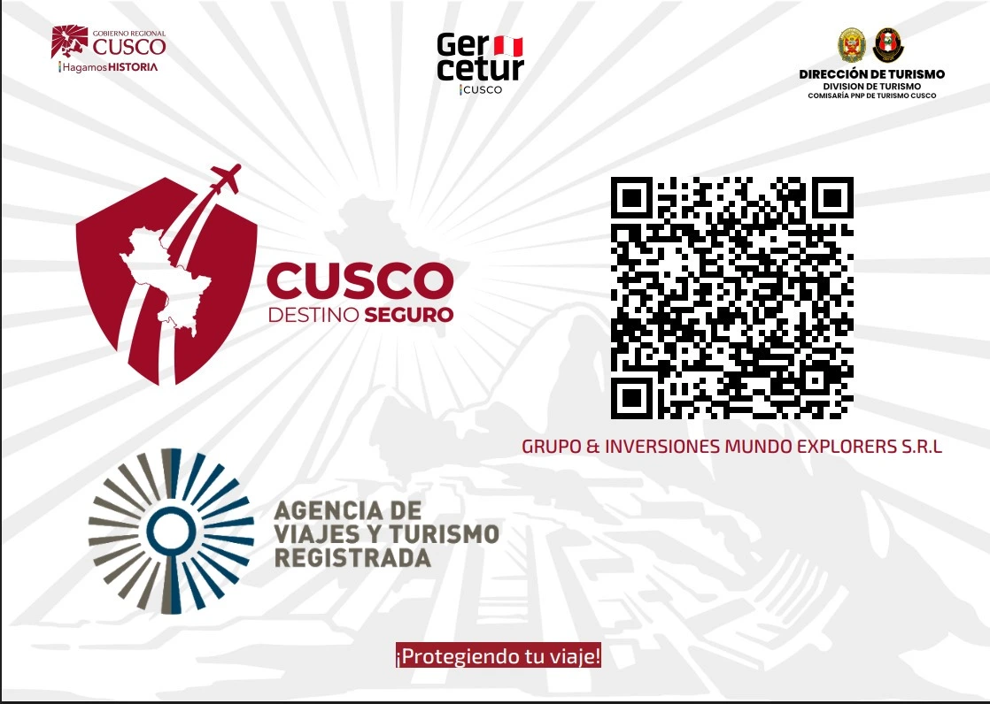 Certificado GERCETUR Cusco Turismo
